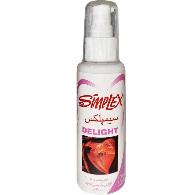 ژل سیمپلکس مدل Delight حجم 100 میلی لیتر - SimpleX Delight Lubricant Gel