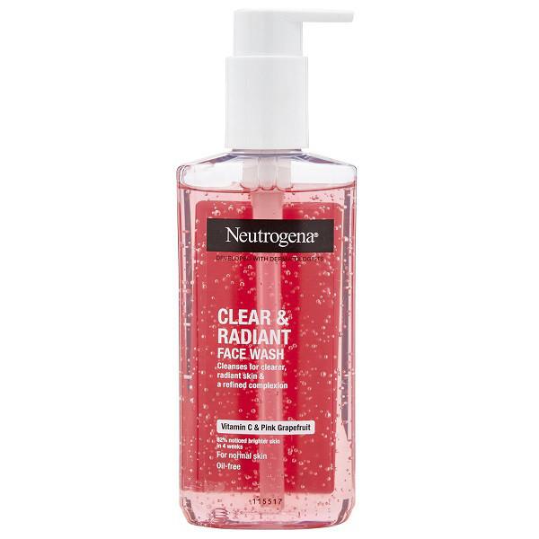 ژل شستشو صورت نوتروژینا مدل clear and radiant حجم 200 میلی لیتر - Neutrogena clear and radiant Face Cleanser With Grapefruit 200ml