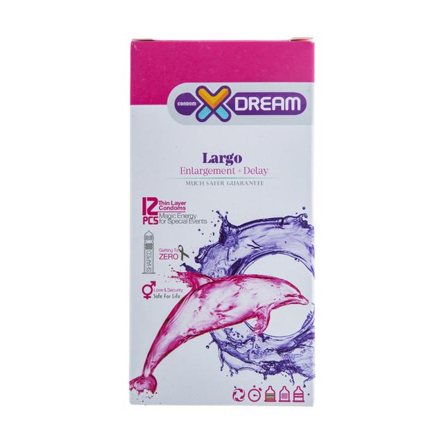 کاندوم ایکس دریم مدل لارگو بسته 12 عددی - X-dream Largo Condom 12PCS