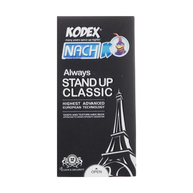 کاندوم کدکس مدل Stand Up Classic بسته 12 عددی - Kodex Stand Up Classic Condom 12PSC