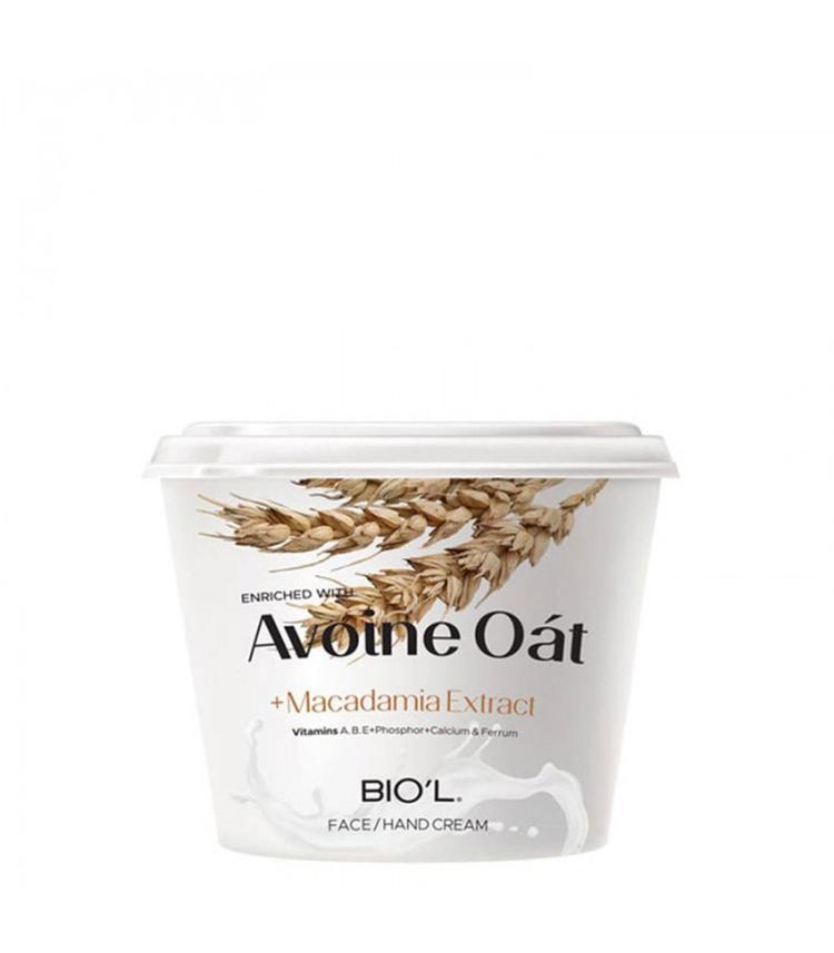 کرم مرطوب کننده دست و صورت مغذی پوستهای حساس و بسیار خشک، حاوی عصاره جو دوسر و ماکادمیا - کرم کاسهای2_5869c_1711824346061.jpg