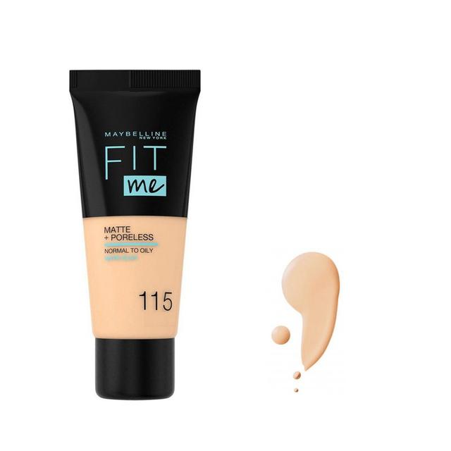 کرم پودر میبلین مدل Fit Me شماره 115 حجم 30 میلی لیتر - Maybelline Fit me Foundation N11530ml