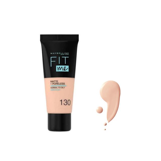 کرم پودر میبلین مدل Fit Me شماره 130 حجم 30 میلی لیتر - Maybelline Fit me Foundation N130 30ml