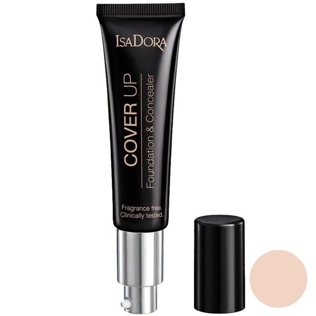 کرم پودر و کانسیلر ایزادورا سری Cover Up مدل Light Cover 60 - Isadora Cover Up Light Cover 60 Foundation And Concealer