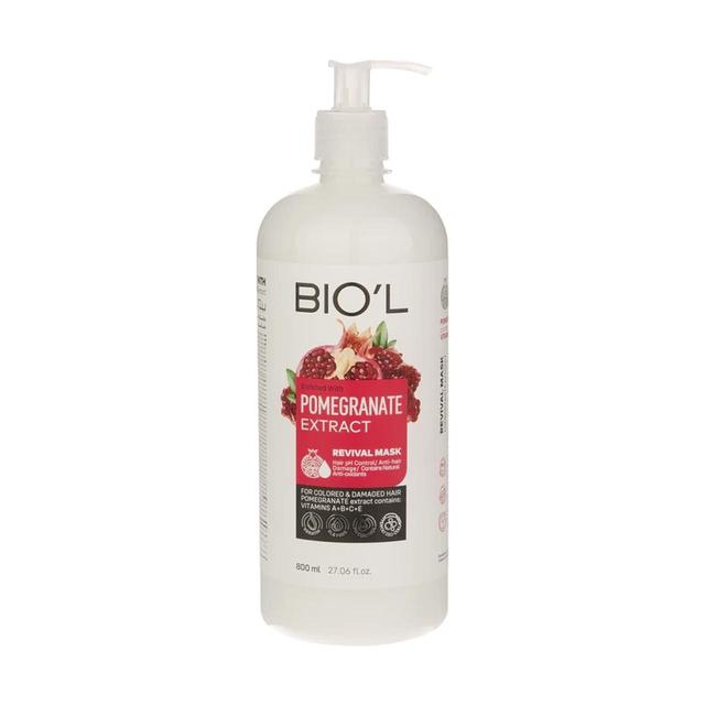 ماسک مو بیول مدل انار حجم 800 میلی لیتر - BIO'L Pomegranate Extract Revival Mask 800 ml
