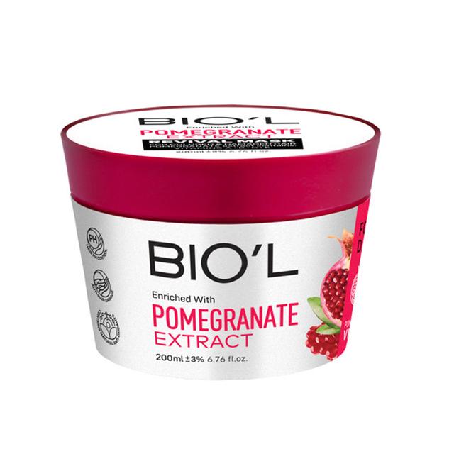 ماسک مو بیول مدل انار حجم 200 میلی لیتر - Biol Revival Hair Mask Pomegranate Extract 200ml