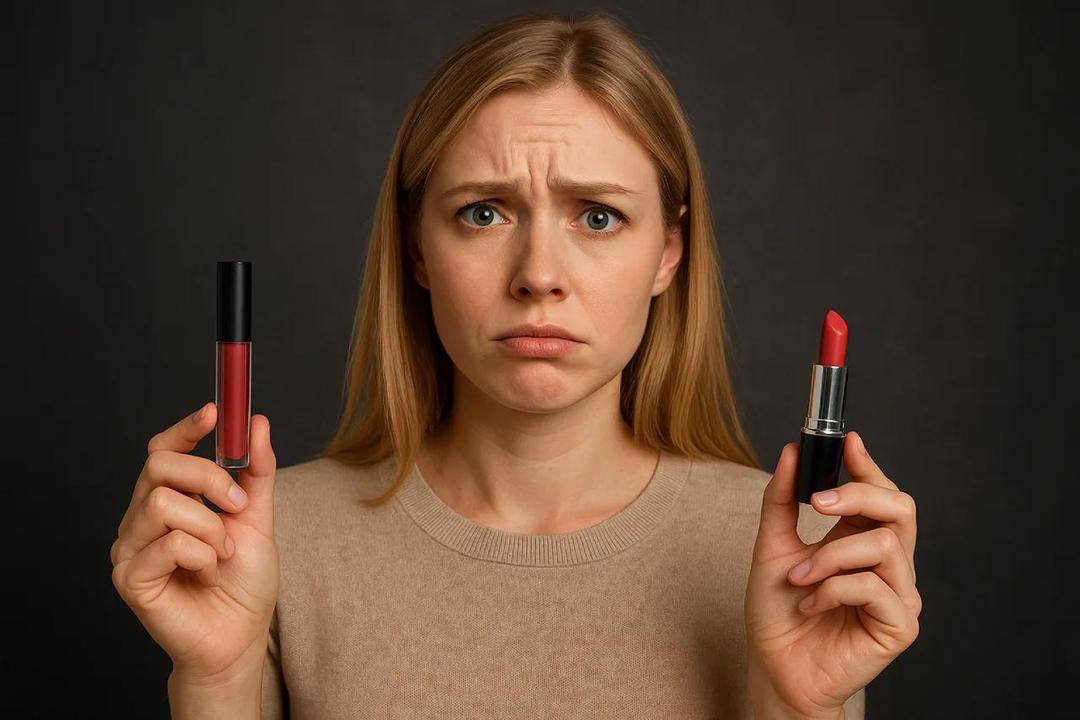 تفاوت رژلب مایع با رژ جامد در آرایش لبها