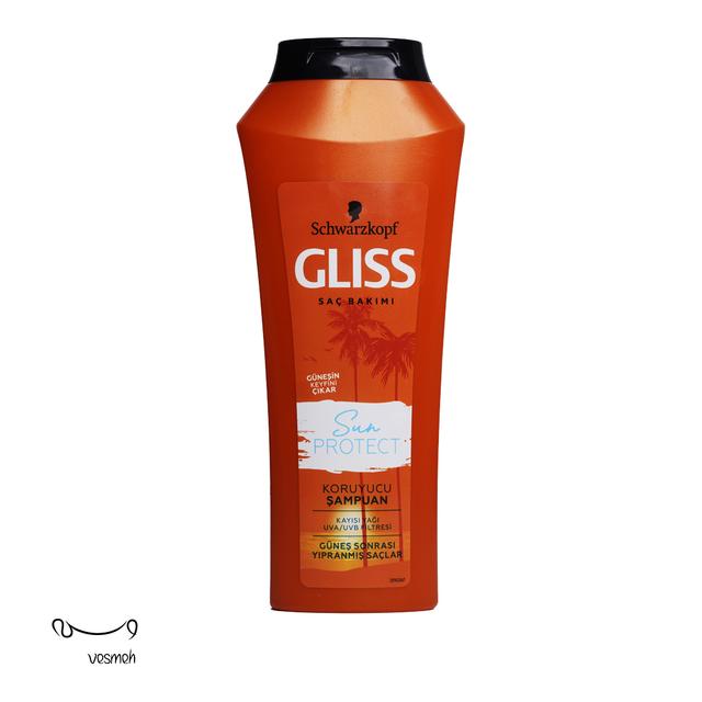 شامپو مو گلیس مدل Sun Protect حجم 500 ملی لیتر - Gliss Sun Protect Hair Shampoo 500ml