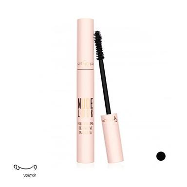 ریمل گلدن رز مدل Nude Look با پس زیمنه سفید و لوگوی وسمه در پایین سمت راست