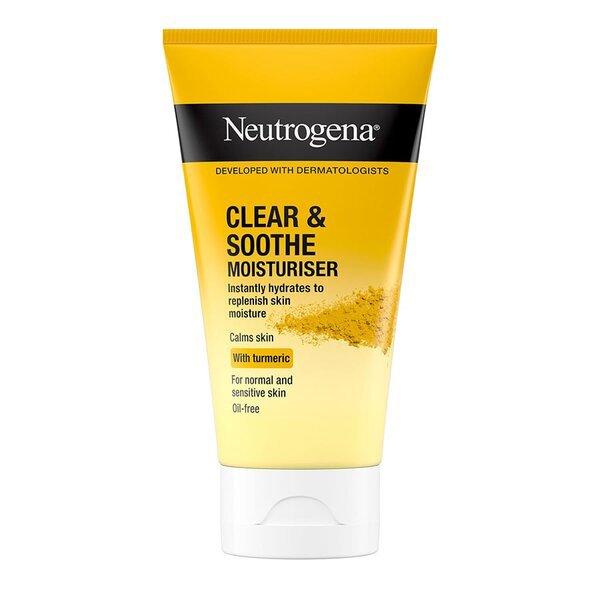 آبرسان صورت نوتروژینا حاوی عصاره زردچوبه حجم 75 میل - Neutrogena Soothing Clear Moisturizer Gel 75ml