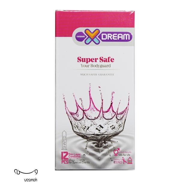 کاندوم ایکس دریم مدل Super Safe بسته 12 عددی - X-dream Super Safe Condom 12 PCS
