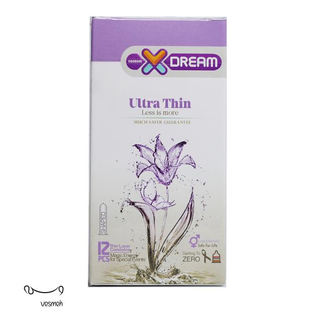 کاندوم ایکس دریم مدل Ultra Thin بسته 12 عددی - X-dream Ultra Thin Condom 12 PCS