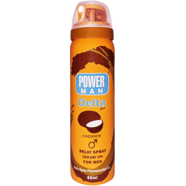 اسپری تاخیری پاورمن دلتا مدل Coconut حجم 65 میلی لیتر - Powerman Delta Delay Spray Coconut 65ml