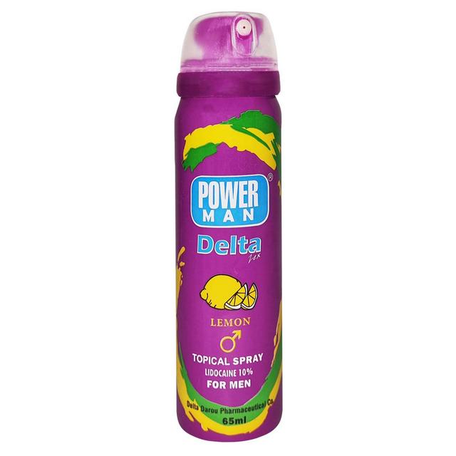 اسپری تاخیری پاورمن  دلتا مدل Lemon وزن 65  گرم - Delta Powerman Lemon  Delay Spray 65ml