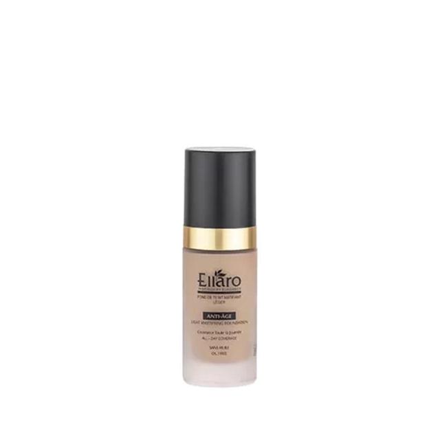 کرم پودر ضد چروک آنتی ایج الارو - ۰۲ - ELLARO Anti Age Light Mattifying Foundation - 02