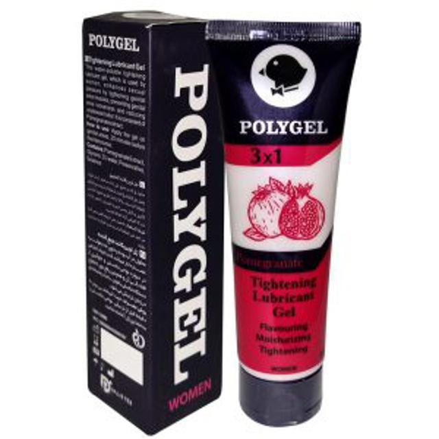 ژل تقویت جنسی پلی ژل مدل Pomegranate وزن 85 گرم - Polygel Tightening Lubricant Women Gel 85 ml
